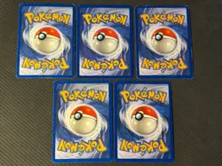 5 x Pidgey 57/102 Pokemon Base Set Unlimited (LP-MP) - Image 2