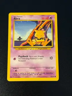 Abra 43/102 Pokemon Base Set Unlimited - Image 1