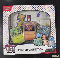Pokemon TCG: Scarlet & Violet 151 Poster Collection Factory Sealed Box Brand New - Image 1