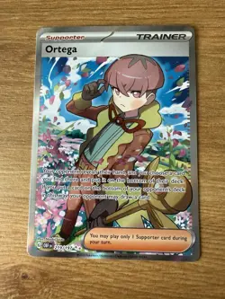 Ortega Trainer 219/197 Full Art Ultra Rare Pokemon 2023 Obsidian Flames NM - Image 1