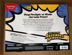 Pokemon Mega Evolution Ascended Heroes Mega Feraligatr ex Box NEW SEALED - Image 2