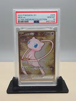 PSA 10 GEM MINT Pokemon TCG 2023 Metal 151 Ultra-Premium Collection MEW EX #205 - Image 1