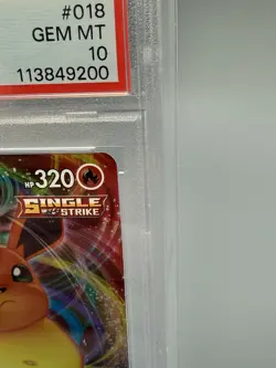 Pokemon 2021 Flareon VMAX SWSH Evolving Skies Holo Rare #018 PSA 10 GEM Mint - Image 3