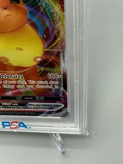 Pokemon 2021 Flareon VMAX SWSH Evolving Skies Holo Rare #018 PSA 10 GEM Mint - Image 4