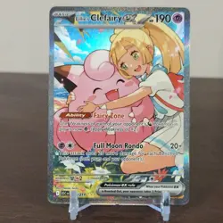 Pokemon Lillie's Clefairy ex 280/217 SIR Ascended Heroes 190HP - Image 1