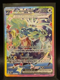 Pokemon TCG Terapagos Ex #169/131 Full Art Prismatic Evolutions MINT - Image 1