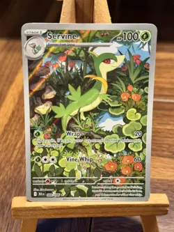 Pokemon TCG Servine Illustration Rare 088/086 Black Bolt NM Condition - Image 1