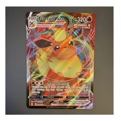 Pokemon TCG Flareon VMAX 018/203 SWSH07 Evolving Skies UR FA Holo - Image 1
