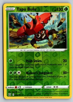 Tapu Bulu 016/163 Holo Rare Battle Styles Pokemon Reverse Holo Near Mint - Image 1