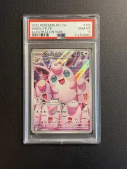 Pokemon 2025 Wigglytuff 105/094 IR Phantasmal Flames GEM MINT PSA 10 - Image 1