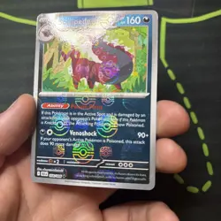 Pokemon TCG Scolipede 056/086 Master Ball Pattern S&V Black Bolt - Image 1
