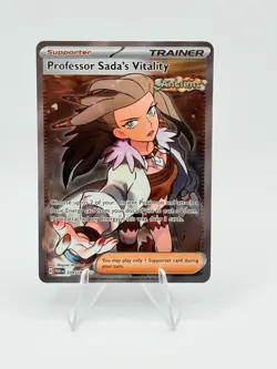 Professor Sada's Vitality Trainer Pokemon TCG Paradox Rift Full Art - Image 1