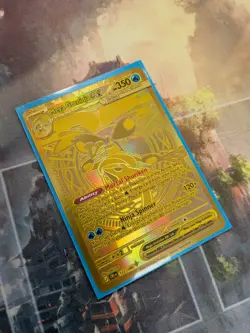 Pokemon Mega Greninja ex Chaos Rising Full Art Gold Holo 122/086 - Image 1