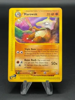 Marowak 54 Uncommon Aquapolis Pokemon Moderately Played - Image 1