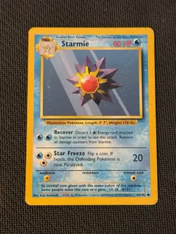 13 x Starmie 64/102 Pokemon Base Set Unlimited (LP-HP) - Image 5