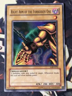Yugioh: Right Arm Of The Forbidden One - LOB-E099 - Ultra Rare - Unlimited - MP - Image 1