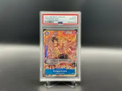 Portgas D Ace Alt Art OP08-052 English One Piece PSA 10 - Image 1