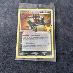 Pokemon Greninja Gold Star SWSH144 Celebrations Promo SEALED - Image 1