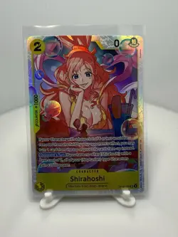 One Piece CCG Shirahoshi Super Rare Foil Card Op12-102 NM - Image 1