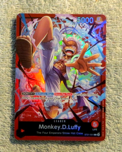 Monkey.D.Luffy ST21-001 Leader Foil - One Piece TCG Starter Deck EX: Gear 5 M/NM - Image 4