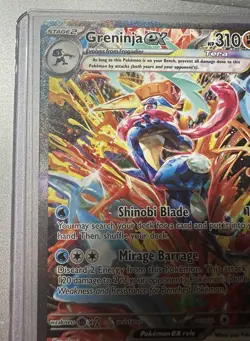 2024 POKEMON GRENINJA EX TWILIGHT MASQUERADE SPECIAL ILLUSTRATION #214/167!! - Image 3