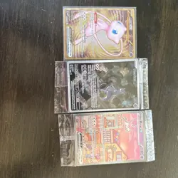 Pokemon TCG 151 UPC Promos Mew, Mewtwo, Metal Mew, Snorlax, New.Sealed 1 Set Ea. - Image 1