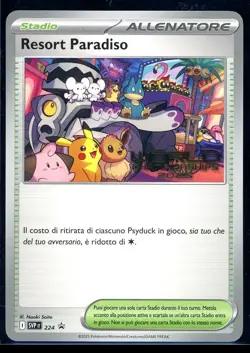 Pokemon World Championship 2025 Italian Paradise Resort SVP 224 Anaheim Promo #1 - Image 1