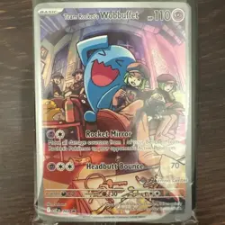Team Rocket's Wobbuffet (Pokemon Center Exclusive) 203 SEALED - Image 2