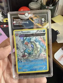Gyarados Reverse Holo 2015 Pokemon XY Ancient Origins #21/98 TAG 9 LIKE PSA 9 - Image 1