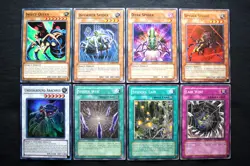 Yugioh spider cards (Insect Queen, Informer, Dark, Spyder, Underground Arachnid) - Image 1