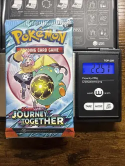 Heavy 22.57g Pokemon Sealed Journey Together Booster Pack - Image 1