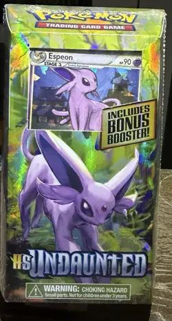 POKEMON Heart Gold & SoulSilver Undaunted Theme Deck – Espeon (Daybreak) SEALED - Image 1