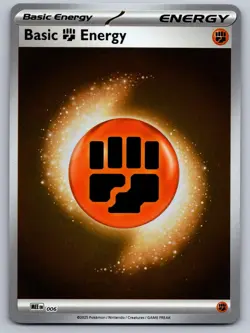 BASIC FIGHTING ENERGY - 006 REVERSE HOLO POKEMON ASCENDED HEROES ENERGIES NM/M - Image 1