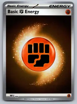 BASIC FIGHTING ENERGY - 006 6 REVERSE HOLO POKEMON MEGA EVOLUTION ENERGIES NM/M - Image 1