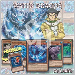 STARTER DECK BASTION WATER DRAGON 50+ | Cluster Hydrogeddon Duoterion H2O YuGiOh - Image 1