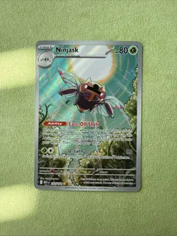 Ninjask 137/132 Pokemon TCG ME01: Mega Evolution Illustration Rare Holo English - Image 1