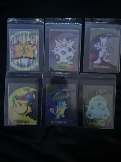 Topps 2000 Pokemon TV Series 2 Stick-On Ditto (Pikachu) #132 & See Through Topps - Image 1