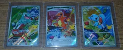 Pokemon First Partner Illustration Series 1 KANTO Gen 1 Starters Set BULBASAUR+ - Image 1