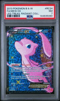 🔥MEW EX Full Art Holo RC24/RC25 Legendary Treasures PSA 7 2013 Pokemon TCG - Image 1