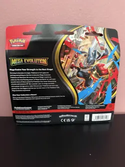 Pokemon Mega Evolution Golduck Check Lane Three Pack Booster Blister Brand New - Image 2