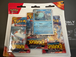 (1) Pokemon Surging Sparks TCG Three Pack Blister - Image 1