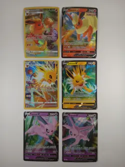 Pokemon Eeveelutions 24 Card Lot- Sealed promo, Trainer Gallery, Vmax, and more! - Image 2