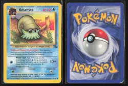 Omanyte 52/62 Common Fossil Pokemon Moderately Played - Image 3