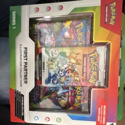 The Pokemon Company First Partner Illustration Collection Series 1 Promo Box - Image 1