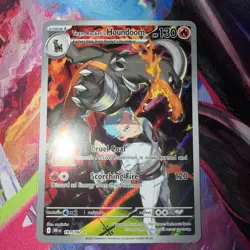 Pokemon TCG Eng DRI 191/182 Team Rocket’s Houndoom Illustration Rare - Image 1