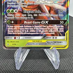 Pokemon TCG Pheromosa & Buzzwole GX 1/214 Sm-Unbroken Bonds Holo NM + - Image 4