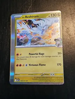 🔥🔥Pokemon TCG Error Miscut Card N's Reshiram Holo Ascended Heroes 154/217🔥🔥 - Image 1