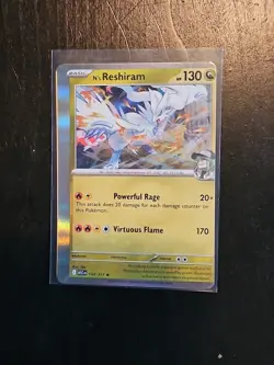 🔥🔥Pokemon TCG Error Miscut Card N's Reshiram Holo Ascended Heroes 154/217🔥🔥 - Image 3