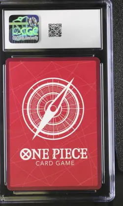 2025 ONE PIECE MONKEY D. LUFFY LEADER ALT ART PARALLEL - GRADED CGC GEM MINT 10 - Image 2