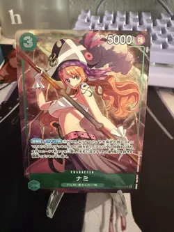 Nami OP02-036 SR Parallel Manga Art One Piece Card Game Paramount War Japanese - Image 1